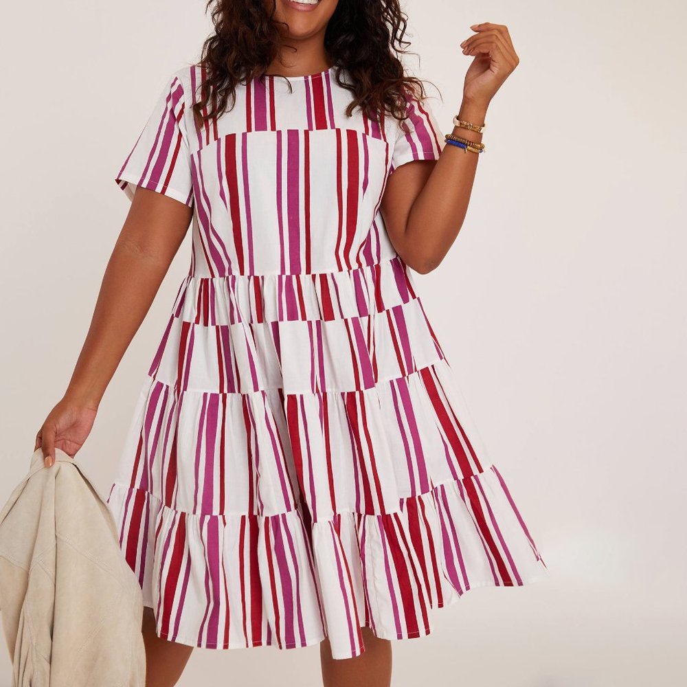 HTF Anthropologie Anwen Tiered Tunic Dress